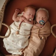 Frigg          -         Smoczek Daisy Kauczuk 2 - Pack Aurora/croissant Rozmiar 1,  0 - 6m
