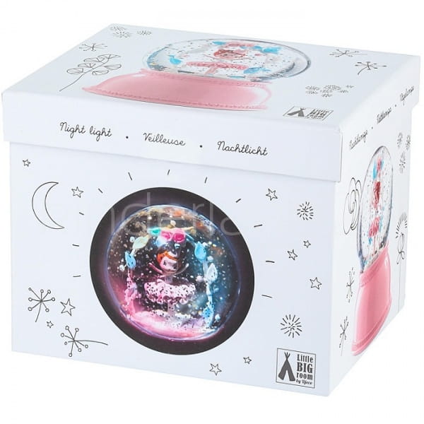 Djeco  -  Lampka Nocna Śnieżna Kula Balerina Dd03400