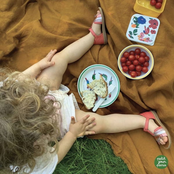 Maison Petit Jour® - Miseczka Dla Dzieci z Melaminy, Hibiskus | Maison Petit Jour®