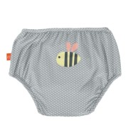 Lassig   -  Kostium do Pływania Dwuczęściowy z Wkładką Chłonną Polka Dots Grey uv 50+