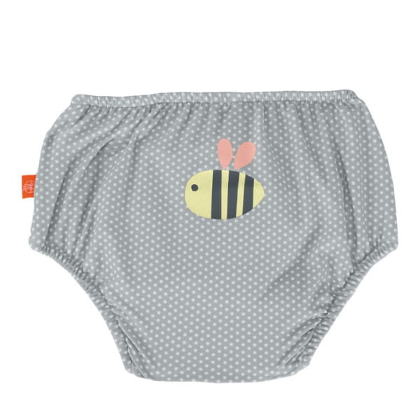 Lassig   -  Kostium do Pływania Dwuczęściowy z Wkładką Chłonną Polka Dots Grey uv 50+