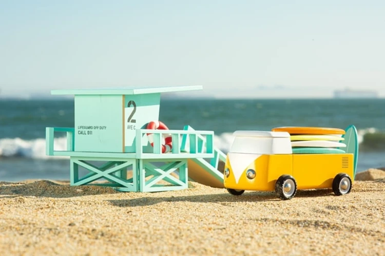 Candylab -  Samochód Drewniany Beach Bus Sunset