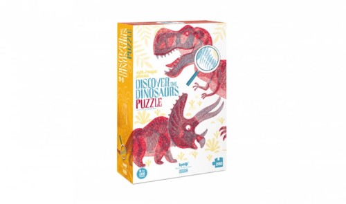 Londji  -  Puzzle i gra Odkryj Świat Dinozaurów 200 elementów