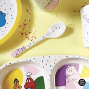 Petit Jour Paris® - Talerz z Przegródkami Dla Dzieci, Barbapapa | Petit Jour Paris®