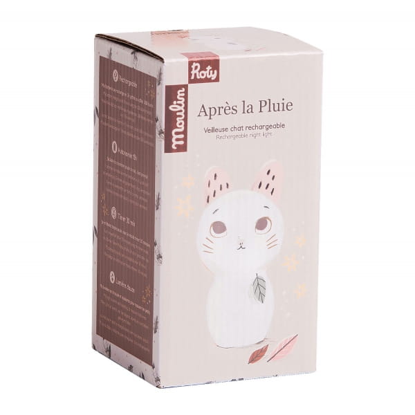 Moulin Roty      -    Lampka Nocna Kotek Apres la Pluie 715250