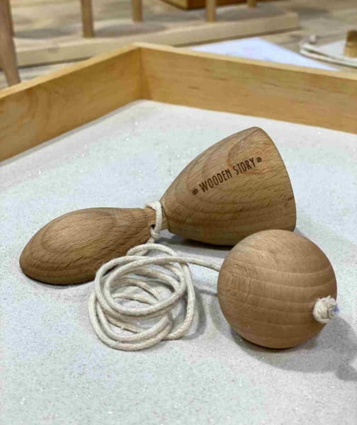 Wooden Story - Drewniana Gra Huśtaj i Łap