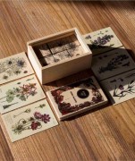 Wooden Story - Drewniane Klocki Życie Pszczoły Rośliny Miododajne