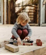 Wooden Story - Drewniana Układanka Obracanka Secret Garden – Kolorowa