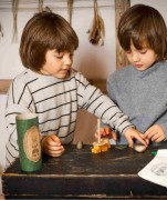 Wooden Story - Układanka Lala Stick Fig No.03 – Kolorowa
