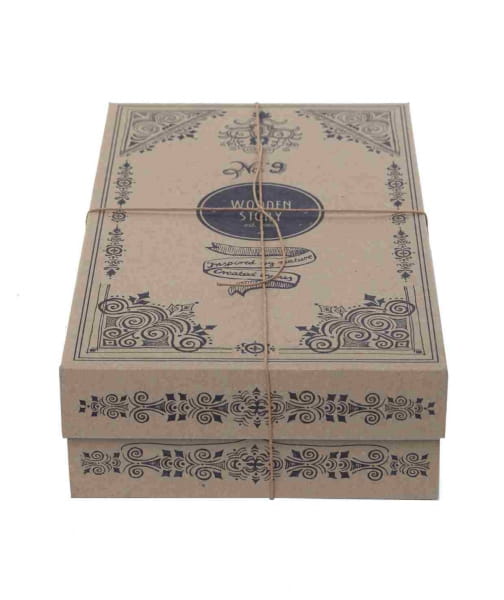 Wooden Story - Drewniana Układanka Płotek xl – Kolorowa