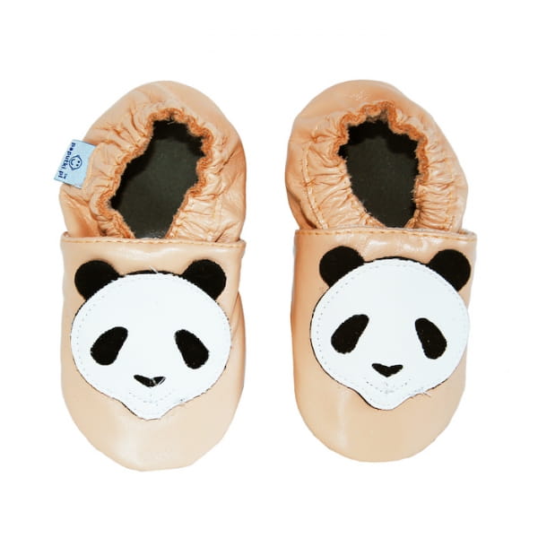 Paputki   -   Papcie Kapcie do Przedszkola  -  Beż panda