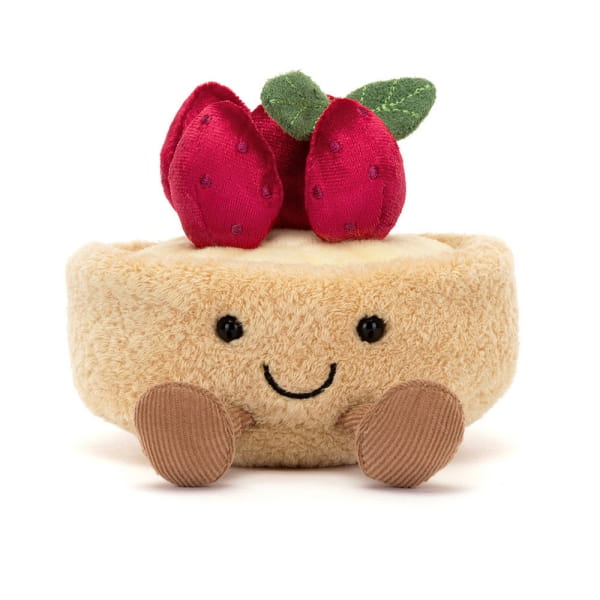 Jellycat   -    Przytulanka Amuseables Wesoła Tarta Truskawkowa Fleurette