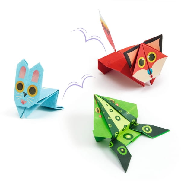 Djeco       -       Origami Skaczące Zwierzątka