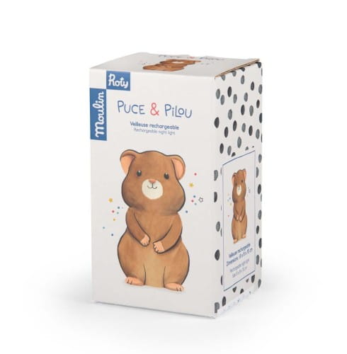 Moulin Roty        -    Lampka Nocna Chomik Puce &amp; Pilou
