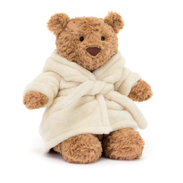 JellyCat - przytulanka maskotka Miś Bartłomiej w Szlafroku 26 cm