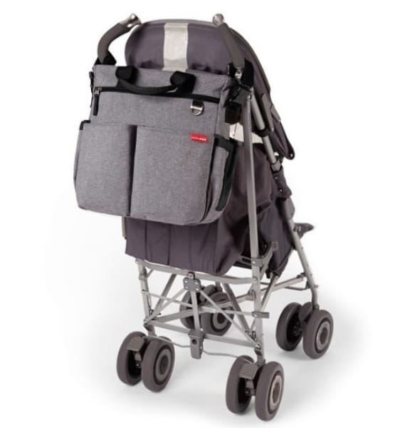 Skip hop  -  Torba duo  -  Signature Hearther Grey
