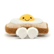 Jellycat  - Wesołe Jajko Sadzone na Toście 16 cm
