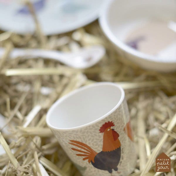 Maison Petit Jour® - Kubek z Jednym Uchem, do Picia Dla Dziecka, Seria Farma | Maison Petit Jour®