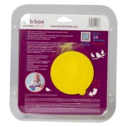 B.BOX - Silikonowa Miseczka z Przyssawką i Łyżeczką, Lemon Sherbet, B.box