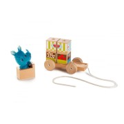 Lilliputiens        -       Drewniany Foodtruck Mariusa Puzzle Pojazd do Ciągnięcia