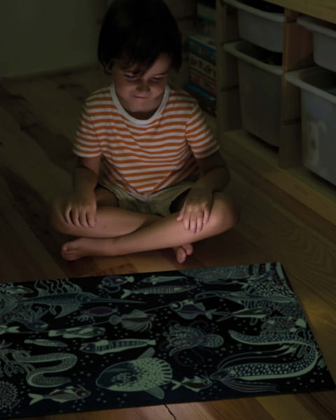 Apli Kids - Puzzle Świecące w Ciemności Apli Kids  -  Ocean 5+