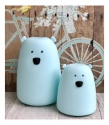 Rabbit &amp; Friends  -  Lampka Miś Duży Niebieski z Pilotem