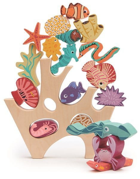 tender leaf toys - Drewniana Gra Zręcznościowa  -  Mieszkańcy Rafy, Tender Leaf Toys