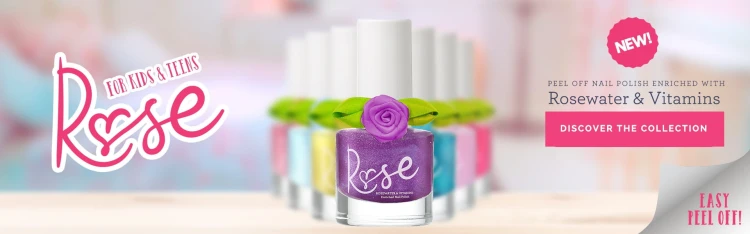 Snails - Lakier do Paznokci Dla Dzieci Snails Rose Peel - Off  -  Goat