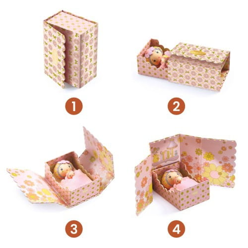 Djeco                                  -    Pokoik Rose w Magnetycznym Pudełku Tinyly Dj06963
