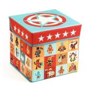Djeco      -      Materiałowe Pudełko Siedzisko Stars Dd04489