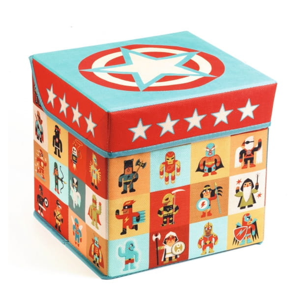 Djeco      -      Materiałowe Pudełko Siedzisko Stars Dd04489