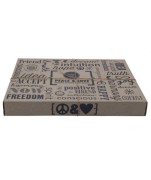Wooden Story - Drewniane Klocki Peace &amp; Love w Skrzynce – 29 Elementów