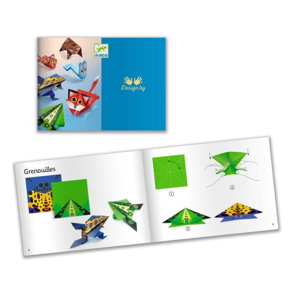 Djeco       -       Origami Skaczące Zwierzątka