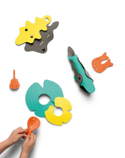 Quut  -  Zestaw Puzzli Piankowych 3d Quutopia Krokodyle