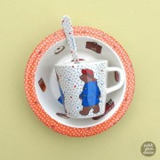 Petit Jour Paris® - Miska Dla Dzieci z Melaminy, Miś Paddington | Petit Jour Paris®