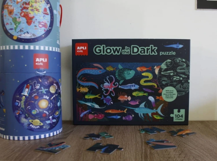 Apli Kids - Puzzle Świecące w Ciemności Apli Kids  -  Ocean 5+