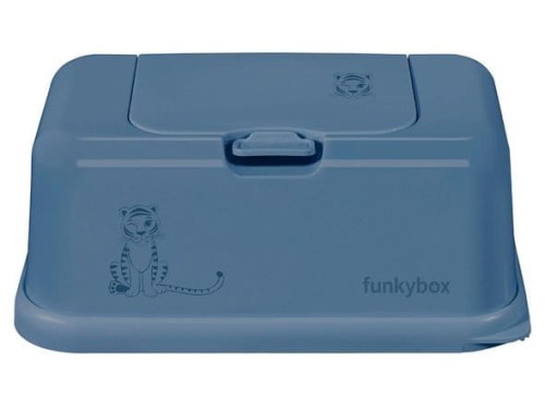 Funkybox  -  Pojemnik na Chusteczki, Jeans Blue Tiger