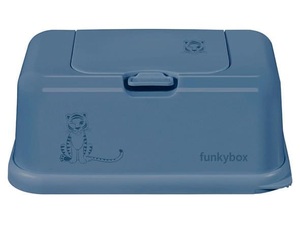 Funkybox  -  Pojemnik na Chusteczki, Jeans Blue Tiger