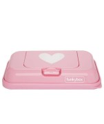 Funkybox  -  Pojemnik na Chusteczki to go Pink White Heart