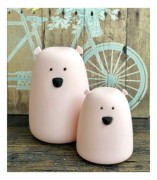 Rabbit &amp; Friends  -  Lampka Miś Duży Różowy z Pilotem