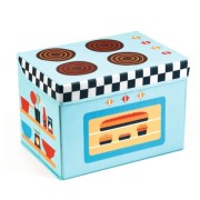 Djeco         -         Materiałowe Pudełko Siedzisko Kuchenka Dd04486
