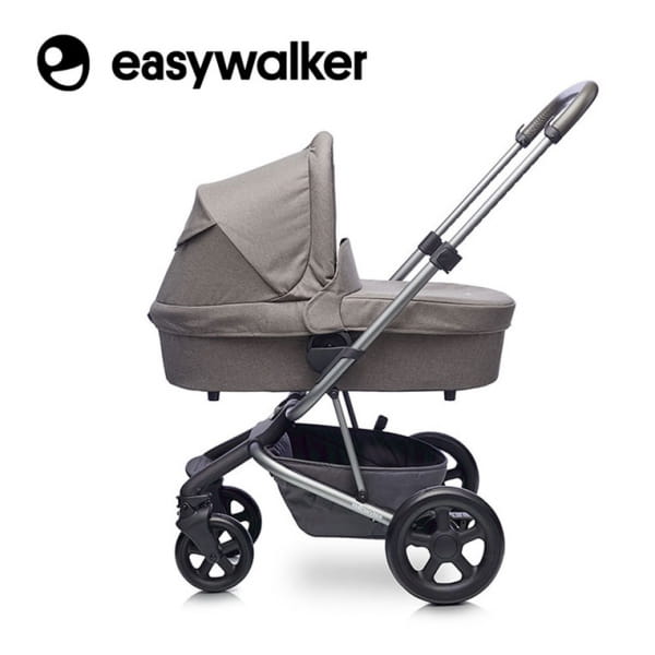 Easywalker  -  Harvey Wózek Głęboko - Spacerowy Steel Grey (zawiera Stelaż, Siedzisko z Budką i Pałąkiem)