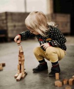 Wooden Story - Drewniana Układanka Wieża – Naturalna