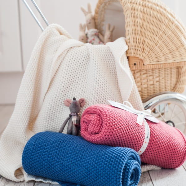 Color Stories  -  Kocyk Cotton Classic  -  Malina