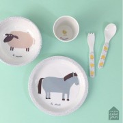 Maison Petit Jour® - Zestaw Sztućców Dla Dziecka, 2 El., Farma | Maison Petit Jour®
