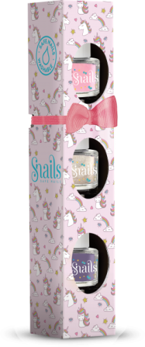 Snails - Zestaw 3 Lakierów do Paznokci Dla Dzieci Snails Mini  -  Unicorn