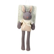 ThreadBear Design - Przytulanka z Bawełny Organicznej Gots, Grey Bunny, Threadbear Design