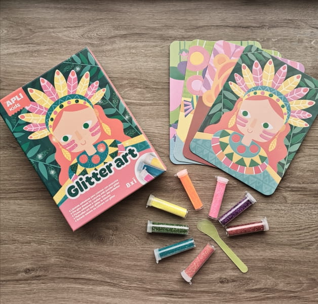 Apli Kids - Zestaw Artystyczny z Brokatem Apli Kids