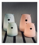 Rabbit &amp; Friends  -  Lampka Miś Duży Różowy z Pilotem