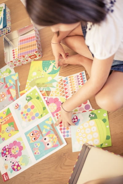 Apli Kids - Zestaw Kreatywny z Naklejkami Apli Kids  -  Lew